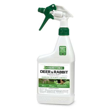 Liquid Fence Liquid Fence Animal Repellent Spray For Deer and Rabbits 32 oz HG-71126